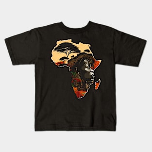 happy black history month Kids T-Shirt